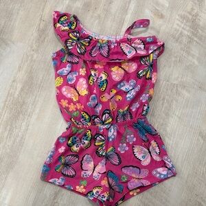The Children's Place Pink Butterfly Romper